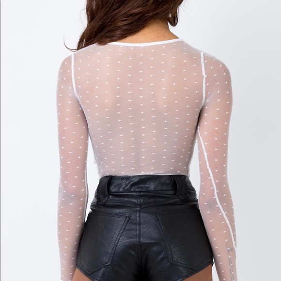 Princess Polly White Lace Bodysuit - Picture 4 of 5